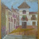 View by Country Style Impressionist Old Painting oil Spanish MD3