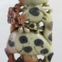 Couple Old Figurines IN Stone Soapstone Chinese Sculpture BM10