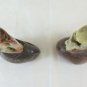 Couple Old Figurines IN Stone Soapstone Chinese Sculpture BM10