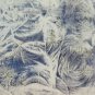 Landscape Abstract With Birds IN Flight Painting A Technical Mixed Basket P35