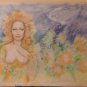 Painting Modern Pop Art Years 1980's 80 Portrait Feminine Nude Of Woman P33.1