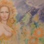 Painting Modern Pop Art Years 1980's 80 Portrait Feminine Nude Of Woman P33.1