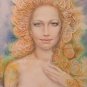 Painting Modern Pop Art Years 1980's 80 Portrait Feminine Nude Of Woman P33.1