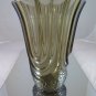 Vase Vintage Glass Shaped Like Stem Glass Art Nouveau Denmark Scandanavia R24
