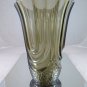 Vase Vintage Glass Shaped Like Stem Glass Art Nouveau Denmark Scandanavia R24