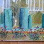Painting oil On Board Old View Madrid Spain Palace Royal Signed MD2