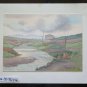 Painting landscape Hills Emilia Romagna Signed Pancaldi Painter of Modena P14