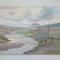 Painting landscape Hills Emilia Romagna Signed Pancaldi Painter of Modena P14