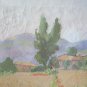 Antique Painting To oil On Linen landscape Countryside Emilia Romagna OEM P22