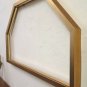 26 3/8x15 3/8in Frame For Fan Golden Vintage Wood Frame To Arc X11