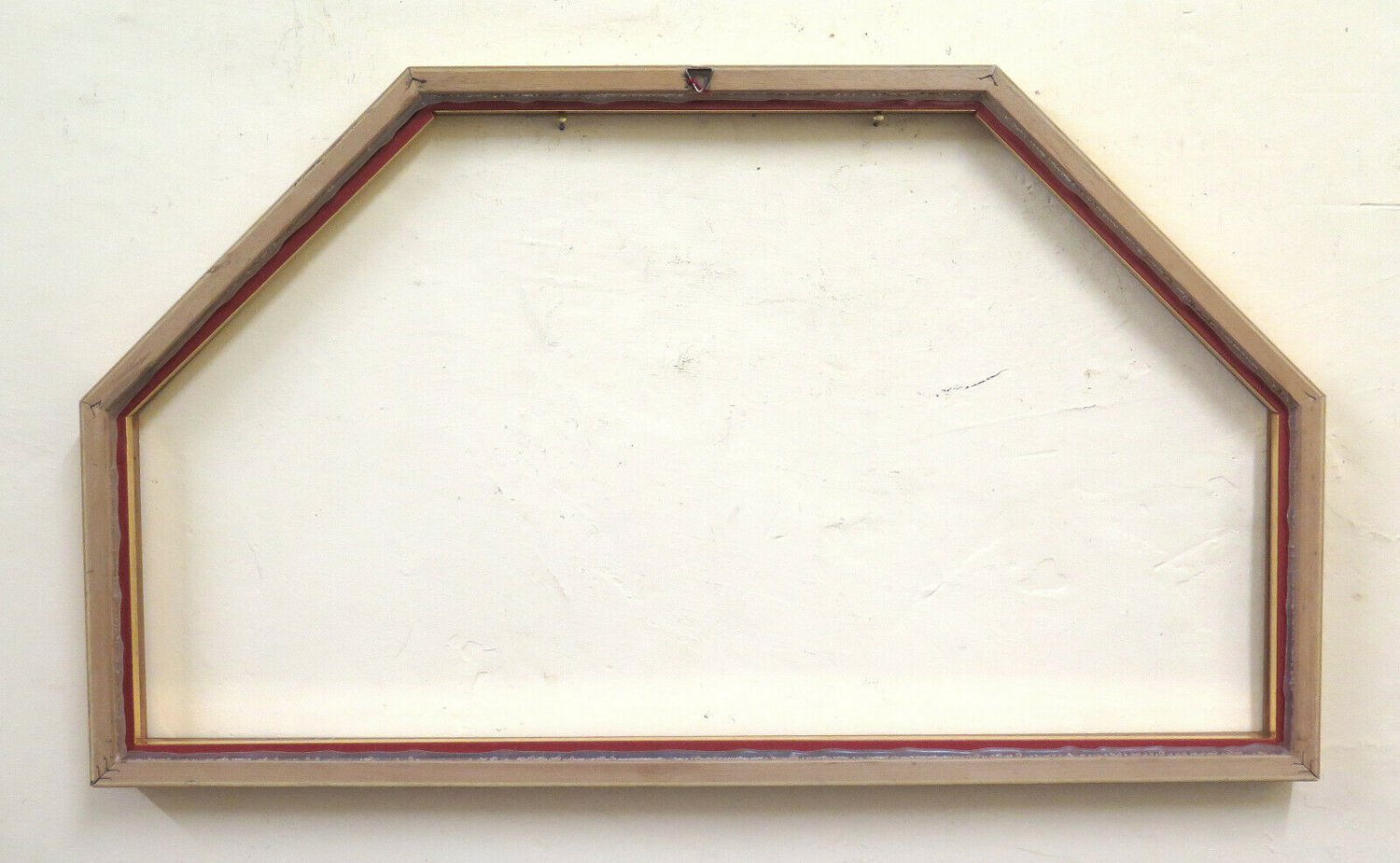 26 3/8x15 3/8in Frame For Fan Golden Vintage Wood Frame To Arc X11