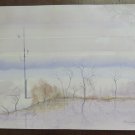 Landscape Winter Painting With The Technical Of Frost from Pancaldi P31