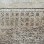 Engraving Antique Basket Geographical Swiss Map Swiss With 13 Cantons X9