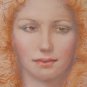 Painting Modern Pop Art Years 1980's 80 Portrait Feminine Xenon Mirror P33.1