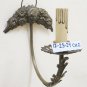 Wall Antique Bronze To A Flame First Twentieth Century Candlestick Wall