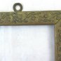 7 1/8x9 3/8in Frame Antique Golden Wooden Golden Art Nouveau Blossom Floral BM43