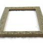 7 1/8x9 3/8in Frame Antique Golden Wooden Golden Art Nouveau Blossom Floral BM43