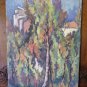 Painting Antique Painting oil On Board Style Impressionist With Certificate p7