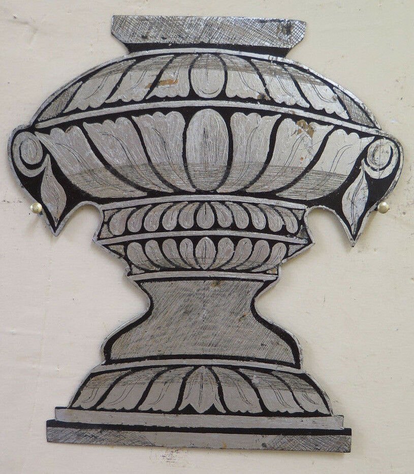 Frieze Decorative Wrought Iron Made by Hand Half '900 Vintage Vase CH13 74
