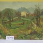 Antique Painting Style Impressionist landscape Countryside Emilia Romagna