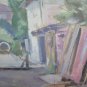Country Dell 'em Ilia-Romagna Painting Antique oil landscape Certificate p11