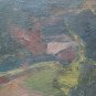 Painting oil On Board landscape Campi Gaetano Pancaldi Painter Modena P18
