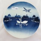 Large plate IN Ceramic Vintage With Swans Denmark 1900 Vintage Original R35