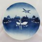 Large plate IN Ceramic Vintage With Swans Denmark 1900 Vintage Original R35