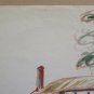 Old Painting Watercolour View Countryside French Home Cascina Vessy BM53.2