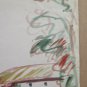 Old Painting Watercolour View Countryside French Home Cascina Vessy BM53.2