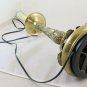 Large Table Lamp Vintage Brass Abat Jour Hand Made by Hand Ch