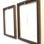 5 7/8x7 1/2in Two Small Frames Vintage Wooden Frame Paintings Photographs BM42