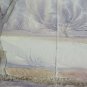 Painting Modern Vintage landscape Winter Snowy Opera Painter of Modena P31
