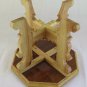 Small Stool Vintage Wooden Three Tier Table IN Miniature Years 60 GF1