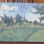 Painting Antique Period 900 Author Pancaldi landscape Countryside p17