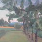 Painting Antique Period 900 Author Pancaldi landscape Countryside p17