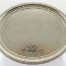 Tray silver plated First Twentieth Century And Chiseled Vintage Silverplate R42