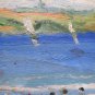 Qadro Vntage To oil Small Size Navy Sea Sketch Spain '900 MD2