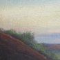 Painting oil On Linen Signed landscape Vejle Denmark Painting R93