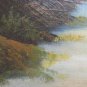 Painting oil On Linen Signed landscape Vejle Denmark Painting R93