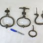 4 Babu Antique Iron Door Knocker Antique For Holder Handle Hammer BM30