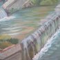 Painting oil On Linen Signed Pancaldi landscape Countryside Emilia Romagna P22