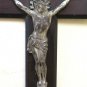 Crucifix Old Beginning '900 Wood And Metal Christ Cross Art Religious GR14