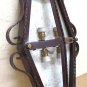 Appllique Wall Wrought Iron Made by Hand Vintage Artisan Ch