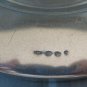 Large Fruit Bowl plate Centerpieces Vintage Silverplate Metal BM29