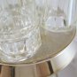 Antique Cruet Salt oil Vinegar Pepper with Base IN Sheffield And Crystal R70