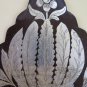 Painting Floral On Iron Handcrafted A Engraving Frieze Vintage Made Hand CH13 7