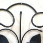 Large Wall Vintage Wrought Iron Forged by Hand Design Chandelier Ch