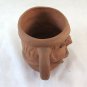 Old Mug IN Terracotta Vintage Portrait Man With Cigar Terra Cotta BM17
