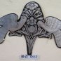 Antique Medal Decorative Hand Painted With Shapes Of Birds & Blossom CH13 45